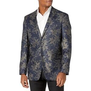 US Polo Assn Men's 44 L Sport Coat Blazer Navy Blue